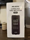Nuste Tire Inflator Portable Air Compressor, 150PSI 25000MAH Battery & 12V Dc New. Price: $35.00.