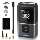Workpro 7.2V Tire Inflator Rechargeable Portable Air Compressor 150PSI Pump New. Price: $36.99.