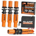 Adjustable Auto-stop Tire Deflator Valve Kit (10-30PSI) 4 Pcs Tyre Air Orange New. Price: $68.11.