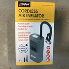 Cordless Air Tire Inflator, 150PSI Portable Pump W/light 7317 Rechargeable New. Price: $69.44.