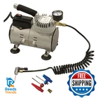 Champion Sports Ultra-quiet Air Compressor Inflator Black, 110 Volt 1/8 Horse- New. Price: $332.44.
