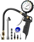 Tire Inflator With Pressure Gauge Large Glow Dial Swivel Air Chuck 100 Psi New. Price: $37.23.