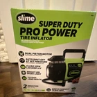 Slime Super Duty Pro Power Tire Inflator Dual Piston Motor #40083 New. Price: $65.00.