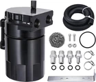 Oil Catch Can, Universal Baffled Kit With Nbr Fuel Hose, 300ML Aluminu New. Price: $55.94.