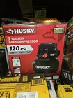 Husky 3 Gal 120 Psi Portable Electric Oil-free Light Duty Pancake Air Compressor New. Price: $64.99.