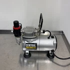 Central Pneumatic 93657 Oilless Airbrush Compressor Max. 58 Psi Motor 1,750 Rpm Used. Price: $85.00.