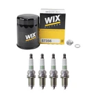 Wix Engine Oil Filter & Ngk 4 Platinum Spark Plugs Kit For Accord Civic Element New. Price: $55.95.