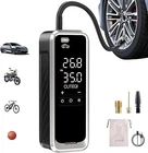 Cuteqi Tire Inflator Portable 4X Faster Air Pump 160PSI A16-2S Black/silver Open. Price: $29.74.