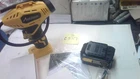 ACAP110D-Y Avid Power 20V Cordless Inflator Open. Price: $74.95.