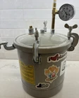 Central Pneumatic 2-1/2 Gallon Air Paint Pot With Pressure Gauge, Gray, 80 Psi Used. Price: $35.00.