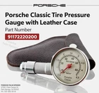 Genuine Porsche Tire Pressure Gauge With Leather Pouch 911-722-202-00 New. Price: $94.75.