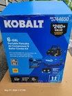 Kobalt 6-GALLON Portable Electric 150 Psi Pancake Air Compressor & Gun Only. Open. Price: $124.99.