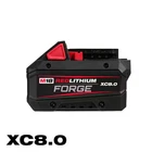 Milwaukee 48-11-1881 M18 Forge Lithium Amp Battery New In Package. Price: $136.77.