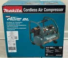 Makita AC001GM1 40V Max Xgt Brushless Cordless 2 Gal Quiet Series Compressor New. Price: $605.95.