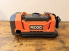 Ridgid 18V Hybrid Dual Function Cordless Inflator Tool Only Model R86051B Open. Price: $74.00.