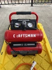 Craftsman Gal Twin Stack Portable Air Compressor, 1/3 Hp 125 Psi Red/black Used. Price: $300.00.