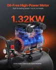 Air Compressor, 15 Gallon Steel Tank, Spray Painting New. Price: $339.24.