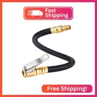 Lumiteco 12'' Tire Inflator Extension Hose, Tyre Pump Clip-on Air Chuck Adapter New. Price: $12.57.