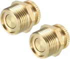 Patikil Air Compressor Tank Drain Valve, 2 Pack G 3/8" Brass New. Price: $12.94.