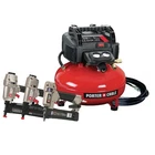Porter-cable PXCM3KIT 6 Gal 150 Psi Pancake Air Compressor W/ 3-NAILER New. Price: $337.55.
