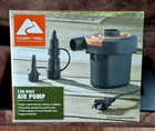 Ozark Trail 120V Inflator Deflator Air Pump W/ 3 Adapters Corded New. Price: $9.95.