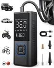 Powools Cordless Tire Inflator 150PSI Portable Air Large Capacity, Blue New. Price: $41.69.