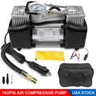 Heavy Duty Portable Air Compressor Car Tire Inflator Electric Pump Auto 12V Us New. Price: $33.99.