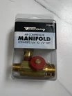 Forney 75549 Air Compressor Brass Manifold 1/4 To 1/2 Npt Nos New. Price: $16.99.