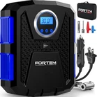 Fortem Tire Inflator Portable Air Compressor 150 Psi, 12V 110V Ac/dc, Blue New. Price: $66.35.