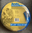Amflo 3/8" X 50' Pvc Air Hose, 554-50A New. Price: $25.00.