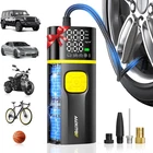 AS1 Pro Tire Inflator Portable Air Compressor - 150PSI Dual Cylinder 7800 Mah & New. Price: $112.97.