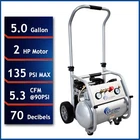 California Air Tools 5020W Hp Ultra-quiet Oil-free Compressor Used Seller. Price: $195.00.