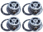 Set Of Aluminum Hub Cap (replaces Stemco 340-4370 Meritor 31427-00) New. Price: $57.99.