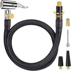 Upgraded Tire Inflator Hose Adapter W/360 Rotating End, 21'' Inflation... New. Price: $15.81.