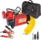 Portable 12V Air Compressor Pump, 150PSI Red Tire Inflator, Heavy Duty Auto New. Price: $84.98.