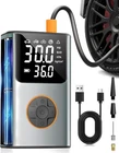 Tire Inflator Portable Air Compressor, Bike Pump, 150PSI For Silver New. Price: $34.99.