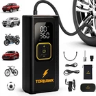 Dual Power Tire Inflator Portable Air Compressor - 5X Faster 160 Psi... New. Price: $76.64.