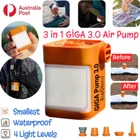 Giga Mini Air Pump Electric Rechargable Vacuum Auto Tire Inflator Deflator Usb New. Price: $45.25.