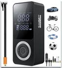 Tire Inflator Smart Portable Air Compressor Cordless Mini Bike Pump Case New. Price: $29.99.