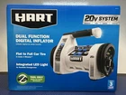 New Hart 20-VOLT Cordless Dual Function Digital Inflator (battery Not Included). Price: $64.99.