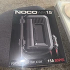 Noco AIR15 Ultrafast 15A 80 Psi 12V Portable Tire Inflator And Compressor New. Price: $115.00.