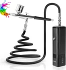 Airbrush Kit With Compressor, 32PSI Handheld Mini Dual-action, Black New. Price: $71.22.