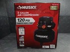 Husky 3 Gal 120 Psi Portable Electric Oil-free Light Duty Pancake Air Compressor New. Price: $38.99.