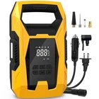 Carsun Ac/dc Tire Inflator Portable Air Compressor, 110V AC/12V Dc, Yellow New. Price: $55.60.