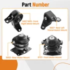 For Honda Odyssey 3.5L V6 2011-2017 A4575EL 50850STXA04 Motor & Trans Mount 4PCS New. Price: $138.88.