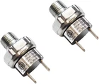 Pair Of 1/4" Npt 12V/24V Dc Compressor Pressure Switch, Silver, Metal, Tank New. Price: $16.92.