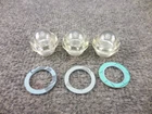 (3) Unused Rolair Compressor 36500140CH & 30500130CH Oil Sight Glass And Gasket Open. Price: $22.49.