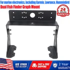 Universal Dual Graph Mount Kit For Fish Finder Heavy-duty Adjustable New. Price: $60.99.