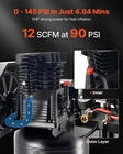 Gal Air Compressor 5HP Oil-lubed 12 Scfm 145 Psi 230V 60HZ New. Price: $1876.99.