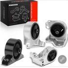 A-premium 4PCS Engine Motor Mount And Transmission Set Black, Silver New. Price: $84.99.